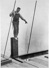 Empire State Building Construction Worker