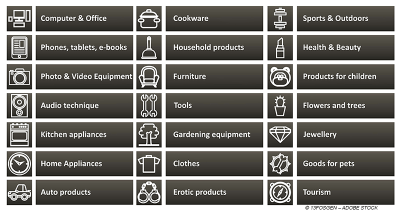 Data Categorization for Online Stores